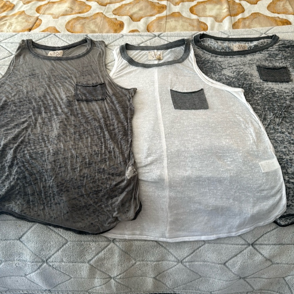 Chaser Bundle of 3 Sheer Tank Tops